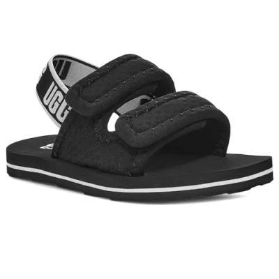 Abbildung von UGG Unisex Kinder Lennon Slingback Schiebe Sandalen Schwarz, 34 EU