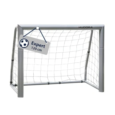 Abbildung von HUDORA Fußballtor Expert großes für Kinder &amp; Erwachsene wetterfestes standfestes mit engmaschigem Netz Hochwertige Outdoor Torwand Freizeit Training
