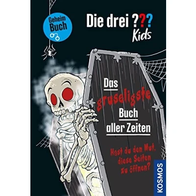 Abbildung von Die drei ??? Kids, Das gruseligste Buch aller Zeiten: Hast du den Mut, diese Seiten zu öffnen? Geheimbuch