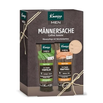 Abbildung von Kneipp Geschenkset Männersache 2 in 1 Männerduschen von Originalgröße Wellness Geschenk für Männer Men: Männerpfleg mit Naturkompetenz x 200ml