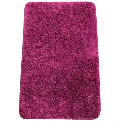 Abbildung von Brandsseller Badematte 50x80 cm Badezimmerteppich Badvorleger Badeteppich Beere