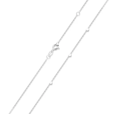 Abbildung von Materia Herz Choker Kette Silber 925 Damen Halskette 42 45 cm CO 35