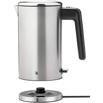 Abbildung von WMF Lono Wasserkocher doppelwandig edelstahl 1,3l, elektrischer mit Kalkfilter, 2400 Watt, Safety Touch, matt