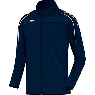 Abbildung von JAKO Herren Trainingsjacke Mit Durchgehendem Rv Classico, marine, S, 8750