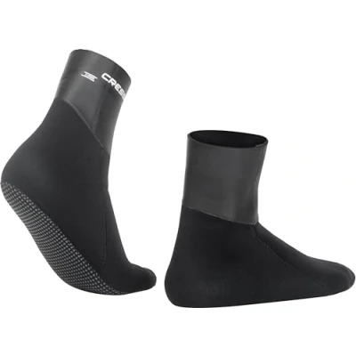 Abbildung von Cressi Sarago Socks (3 or 5mm) Neopren Thermoschuhe 3/5mm, Schwarz, für Erwachsene Unisex