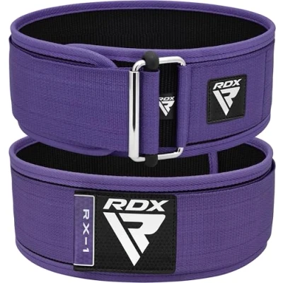 Abbildung von RDX 4 Gewichthebergürtel, Auto Lock Trainingsgürtel, Powerlifting Krafttraining Bodybuilding Fitness Gürtel, Gepolstert Gewichtheben Gym Weight Lifting Belt,Damen Kreuzheben Workout