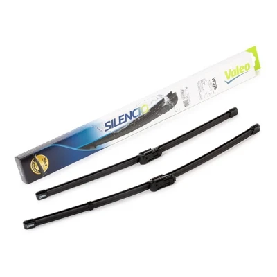 Abbildung von Scheibenwischer Valeo Silencio X.trm, Flat Blade Set 574382 vorne Rahmenlos Top Lock VOLKSWAGEN: Polo IV Hatchback, SEAT: Ibiza 3