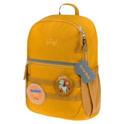 Abbildung von Baagl Buddy Einhorn Schulranzen für Kinder, Größe: One Size, Gelb