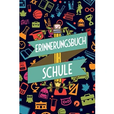 Abbildung von Erinnerungsbuch Schule: Poesiealbum und Freundebuch für die Schule Geeignet Jungen Mädchen zum Ausfüllen