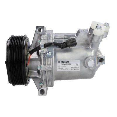 Abbildung von BOSCH 1 986 AD1 396 Kompressor 12V PAG 100 YF R1234yf, R134a mit Montageanleitung, Dichtring