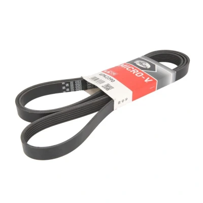 Abbildung von GATES Micro V 6PK2390 Keilrippenriemen 2390 6 Polyester, EPDM (Ethylen Propylen Dien Kautschuk) MERCEDES BENZ: E Class Saloon, C SLK