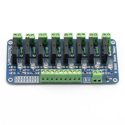 Abbildung von SainSmart 8 Kanal 5V OMRON Solide Relaismodul State Relay Module Board Für Arduino ARM DSP PIC