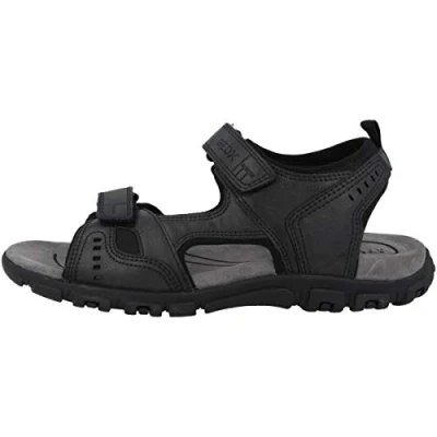Abbildung von Geox Herren Uomo Sandal Strada A Sandalen 42 EU Schwarz