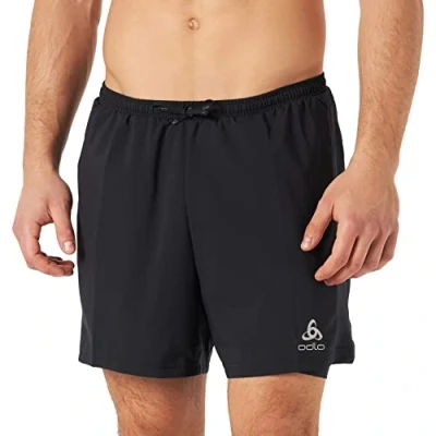 Abbildung von Odlo 2in1 Essential 5in Shorts Herren Schwarz, Größe XXL
