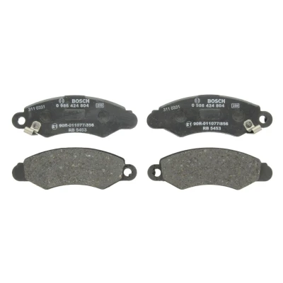 Abbildung von BOSCH 0 986 424 804 Bremsbelagsatz Low Metallic mit akustischer Verschleißwarnung SUZUKI: SWIFT 2