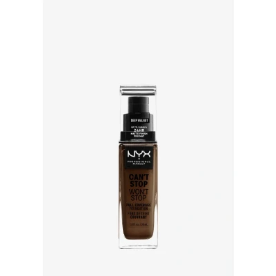 Abbildung von Nyx Professional Makeup CAN&#039;T STOP WON&#039;T Foundation Foundation, Damen, Größe: 30 ml, 22.7 deep walnut