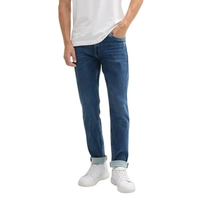 Abbildung von TOM Tailor JOSH Jeans Slim Fit, Herren, Größe: 33x32, Used dark stone blue denim