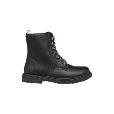 Abbildung von Geox Eclair Schnürstiefelette für Kinder, Größe: 38, Black multicolor Schuhe