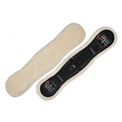 Abbildung von LeMieux Dressurgurt ProLambs Schwarz/Natural 75cm