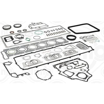 Abbildung von ELRING 595.480 Dichtungsvollsatz, Motor mit Wellendichtring Kurbelwelle, Ventilschaftabdichtung