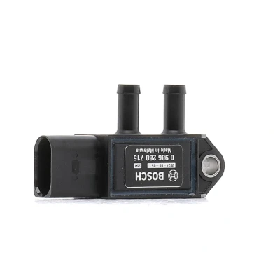 Abbildung von BOSCH 0 986 280 715 Sensor, Abgasdruck AUDI: Q3, A3 Saloon, SKODA: Octavia 3 Combi, Superb III Estate, VOLKSWAGEN: Touran II, Sharan II kfzteile,