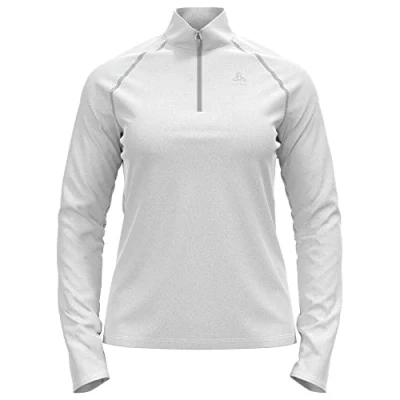 Abbildung von Odlo Damen Langarm Shirt mit Reißverschluss RIGI, white, S
