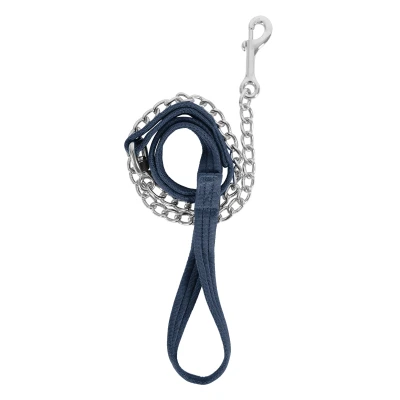 Abbildung von Waldhausen Weiche Führungskette, Hengstkette One Size Marine / Silber
