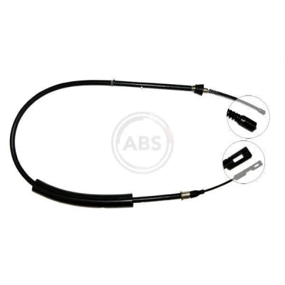 Abbildung von A.B.S. K18516 Handbremsseil 1075 Trommelbremse für Links /Rechtslenker AUDI: A2