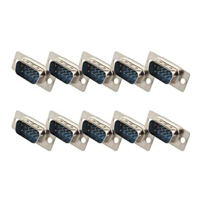 Abbildung von Futheda D Sub Stecker Adapter, 9 polig, männlich, mit Lötkontakten, 10 Stück