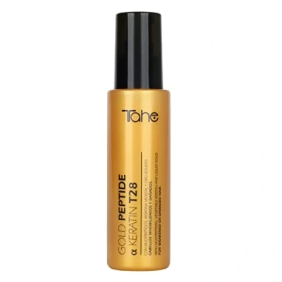 Abbildung von Tahe Gold Peptide Keratin Serum T28 für geschädigtes Haar mit Multipeptiden, pflanzlichem und flüssigem Gold, 100 ml
