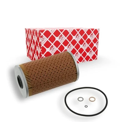 Abbildung von FEBI BILSTEIN 26691 Ölfilter mit Dichtring Filtereinsatz BMW: 3 Saloon, 5 Touring, LAND ROVER: Range Rover 2, OPEL: Omega B Saloon