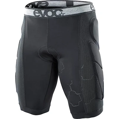 Abbildung von EVOC CRASH PANTS PAD Fahrradhose Schutzkleidung für Mountainbike , Rennrad &amp; Fahrradtouren (Größe: S, Hüftprotektoren, Polsterungen Hüfte, Becken Steißbein, CHAMOIS PAD), Schwarz