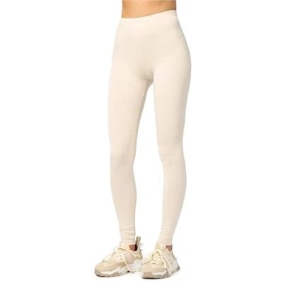 Abbildung von Merry Style Damen Lange Leggings aus Viskose MS10 143 (Ecru, XS)