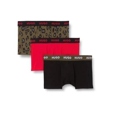 Abbildung von HUGO Trunk Triplet Design 3 PACK Panties, Herren, Größe: Medium, Open miscellaneous