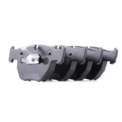 Abbildung von BREMBO P 44 012 Bremsbelagsatz für Verschleißwarnanzeiger vorbereitet mit Kolbenclip, Anti Quietsch Blech ohne Zubehör LAND ROVER: Range Rover 3