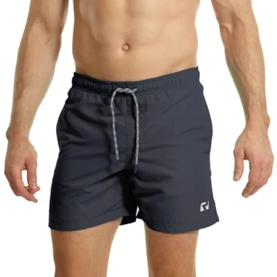 Abbildung von RIPT Herren Essentials Quick Dry UV 50 Sonnenschutz Badeshorts Badehose, Marineblau, M