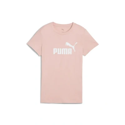 Abbildung von Puma ESS NO. 1 LOGO TEE Tshirt print, Damen, Größe: XS, Rose quartz