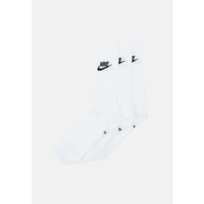 Abbildung von Nike Sportswear Unisex 3ER PACK EVERYDAY, Essential CREW, Einfarbig Socken, Damen, Größe: 47 50, Weiß
