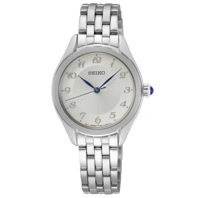Abbildung von Seiko Damen Uhr Quarz Edelstahl mit Edelstahlband SUR379P1, Silber
