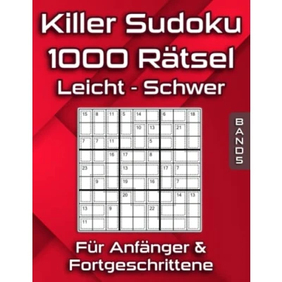 Abbildung von Summen Sudoku Rätsel für Erwachsene und Kinder: Killer in Leicht, Mittel &amp; Schwer