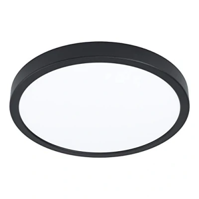Abbildung von Eglo 99224 Aufbauleuchte FUEVA 5 schwarz rund H:2,8 Ø:28,5cm 3000K