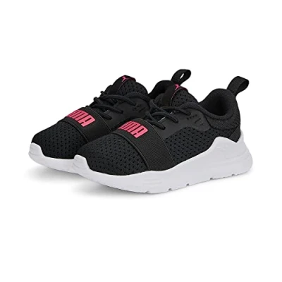 Abbildung von PUMA Unisex Baby Wired Run AC INF Sneaker, Black Sunset PINK, 20 EU