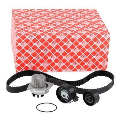 Abbildung von FEBI BILSTEIN 45113 Wasserpumpe + Zahnriemensatz mit 134 PEUGEOT: 207 Hatchback, 206 SW, CITROËN: Xsara Picasso, C4 Coupe