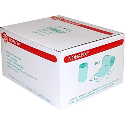 Abbildung von 20 Stück Mullbinden Nobafix Größe 8 cm x 4 m