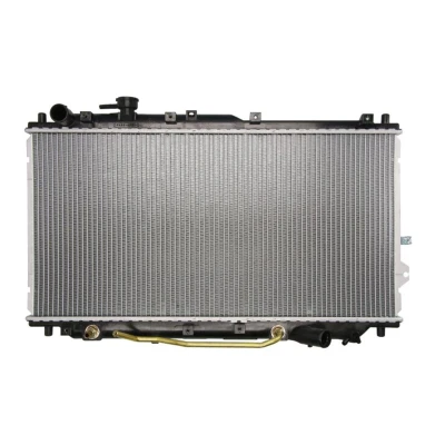 Abbildung von NRF 53033 Kühler, Motorkühlung Aluminium 698 345 16 Kühlrippen gelötet