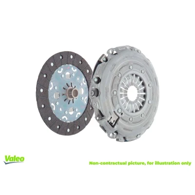 Abbildung von VALEO 832391 Kupplungssatz für Motoren ohne Zweimassenschwungrad mit Kupplungsdruckplatte Kupplungsscheibe, Ausrücklager 273