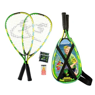 Abbildung von Speedminton Sport Junior Speed Badminton Set, Grün, 60 cm