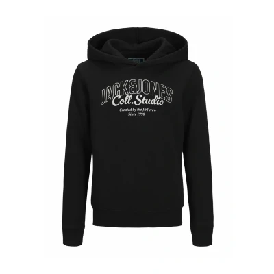 Abbildung von Jack &amp; Jones Junior Kapuzenpullover für Kinder, Größe: 140, Black