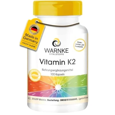 Abbildung von Warnke Gesundheitsprodukte Vitamin K2 (100 Kapseln), 1er Pack (1 x 32 g)