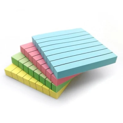 Abbildung von Haftnotizen liniert Post it Pastellfarben Starke klebrige Notizblöcke To Do Liste Blöcke für Zuhause Büro und Schule Memo Packung mit 4 100 Blatt pro Block